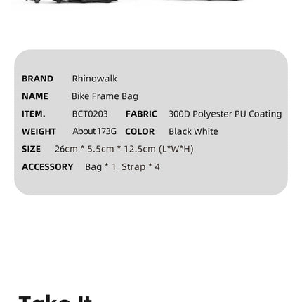 COSMOPOLIS Series X 1L Frame bag