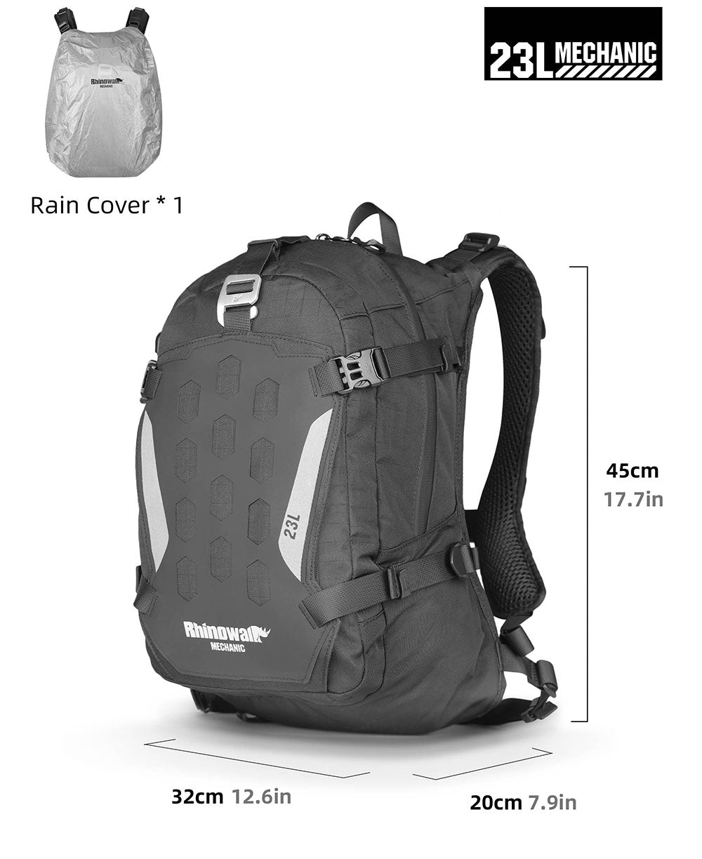 raines backpacks Mechanic X Magnetic Backpack – Waterproof & Durable with Molle System – Rhinowalk Official Store