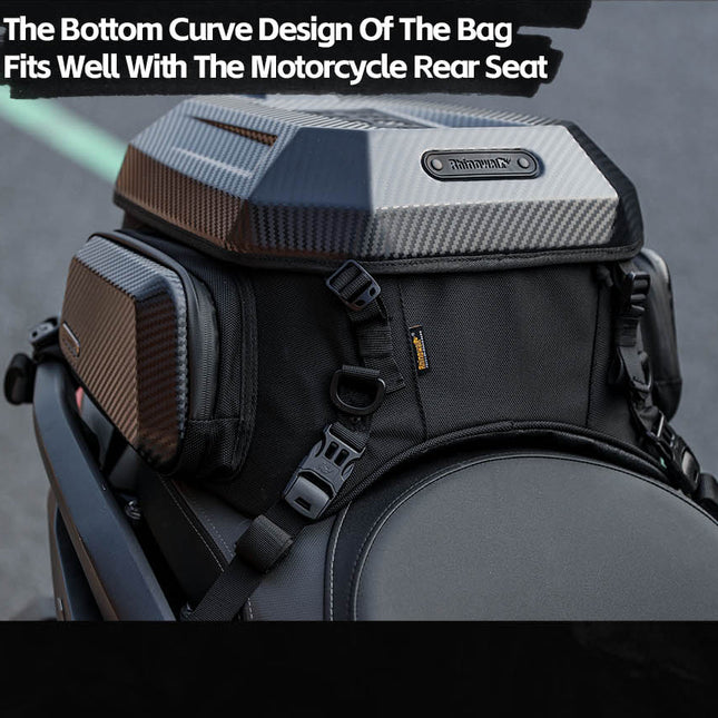 23L-35L ABS Hard Shell Tail  Bag with Expandable