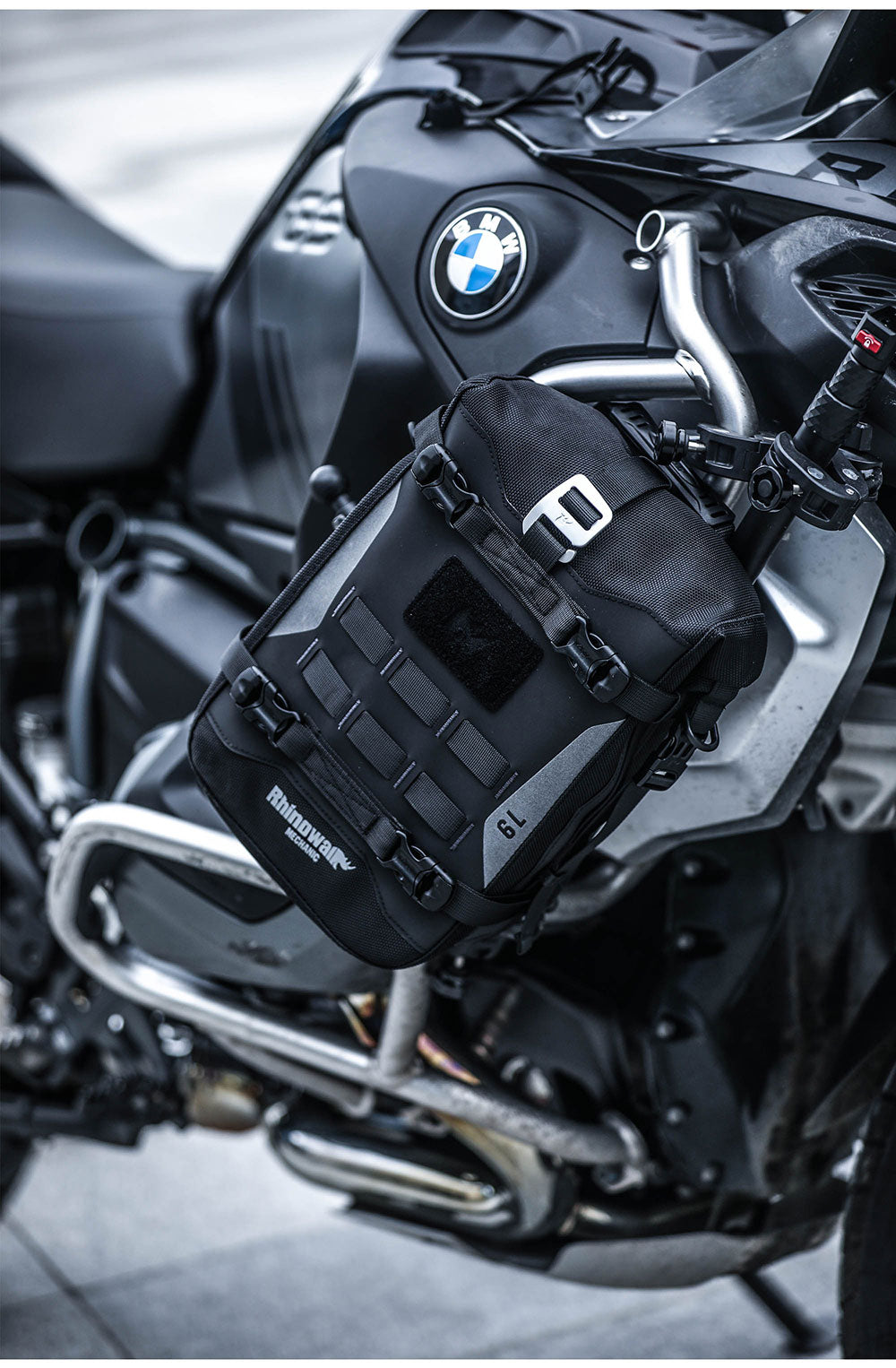 6L Waterproof Motorcycle Crash Bar Bag – Mechanic Series