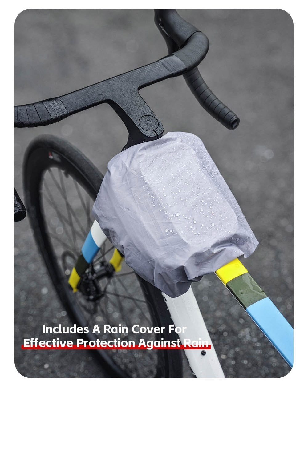 Bike Frame Tube Bag WithTouchable Phone Holder