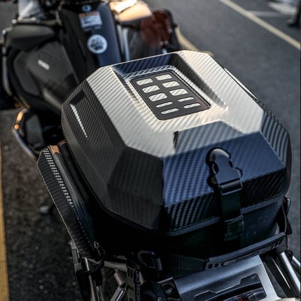 23L-35L ABS Hard Shell Tail  Bag with Expandable