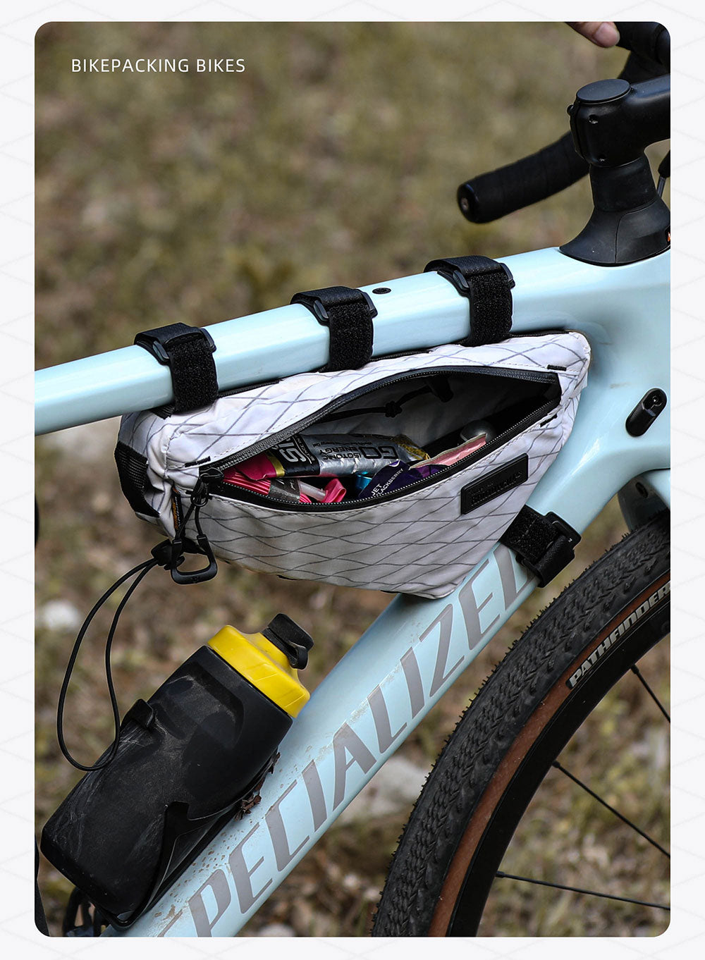 1.7l Triangle frame bag-Wilderness Series