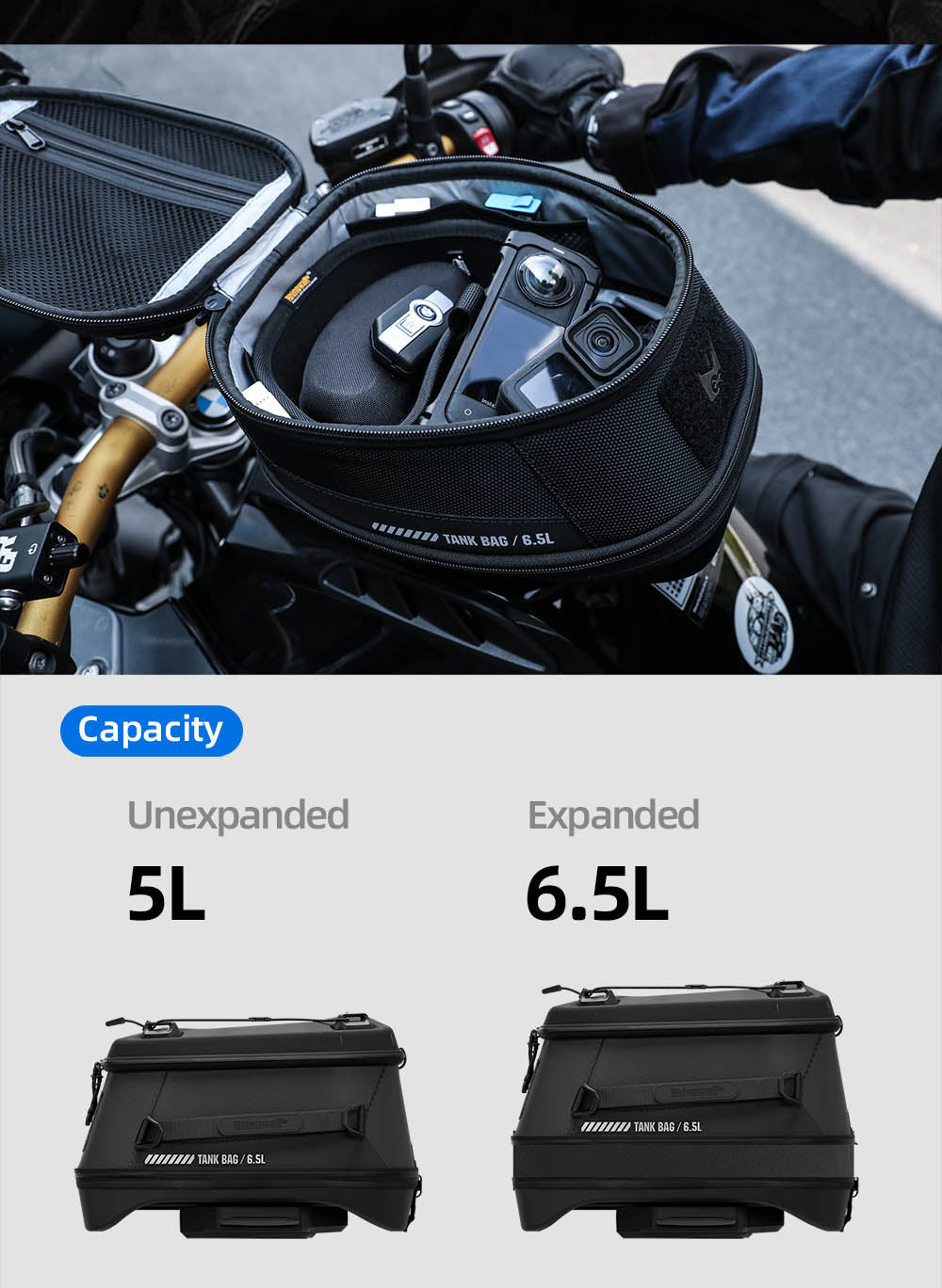 Mechanic Series x 5.6L Magnetic Tank Bag