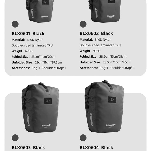 Waterproof TPU Pannier Bag - 1 Piece