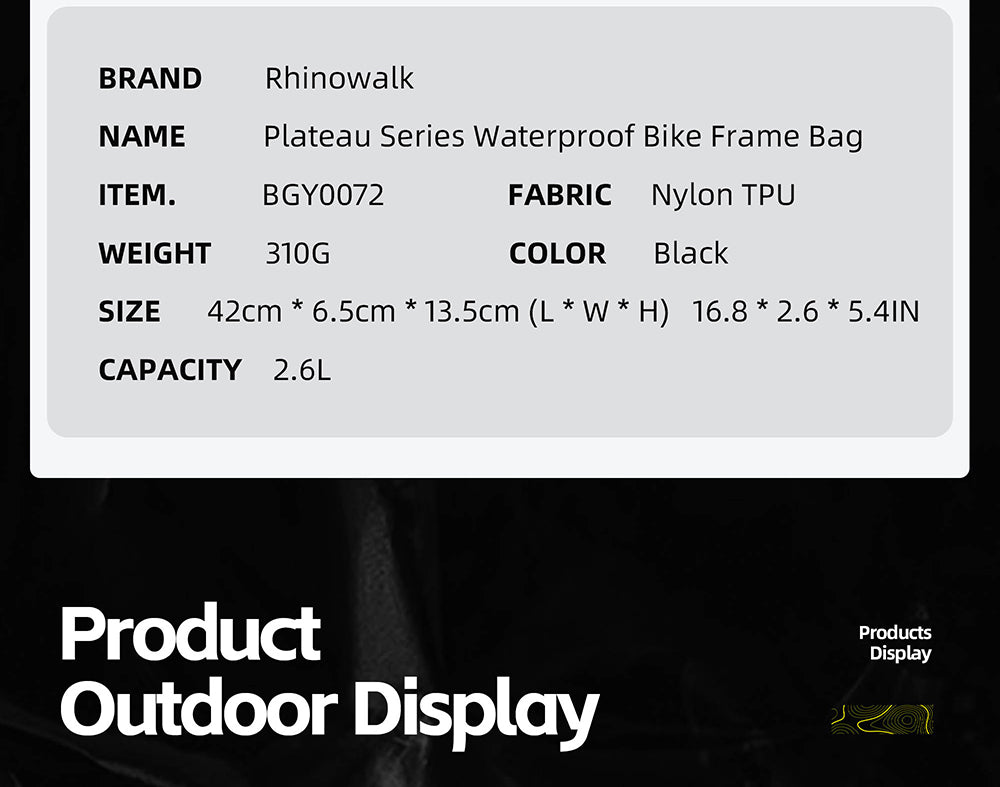 Plateau Series X Waterproof Triangle bag -2.6l