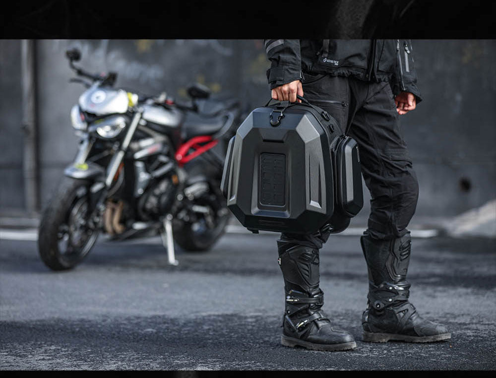 23L-35L ABS Hard Shell Tail  Bag with Expandable