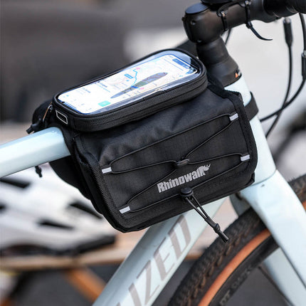 Bike Frame Tube Bag WithTouchable Phone Holder
