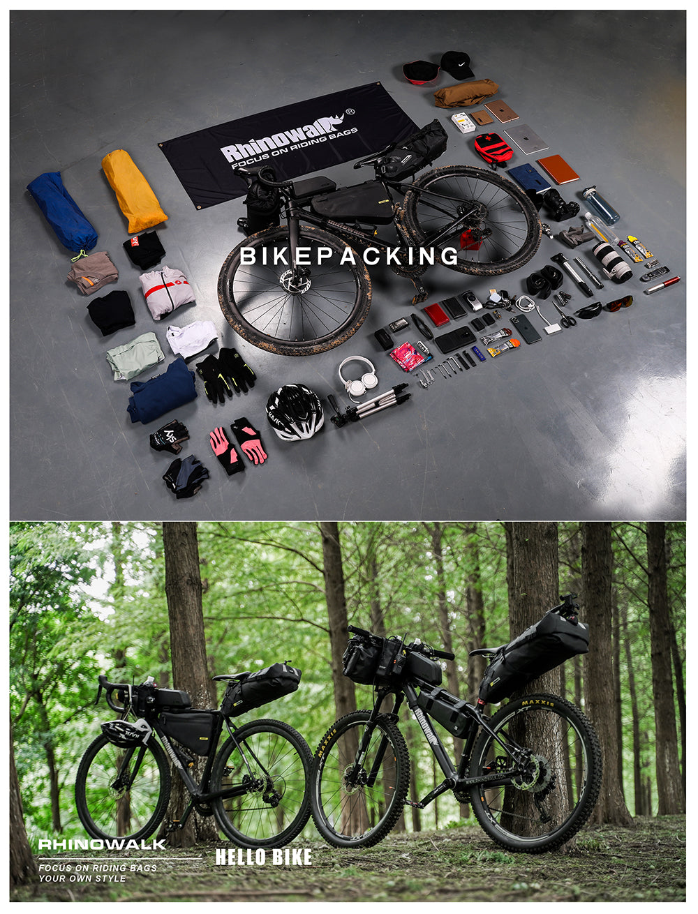 10L/13L Saddle Bag with Waterproof Lining -RK5110/RK5113