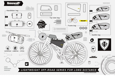 10L/13L Saddle Bag with Waterproof Lining -RK5110/RK5113