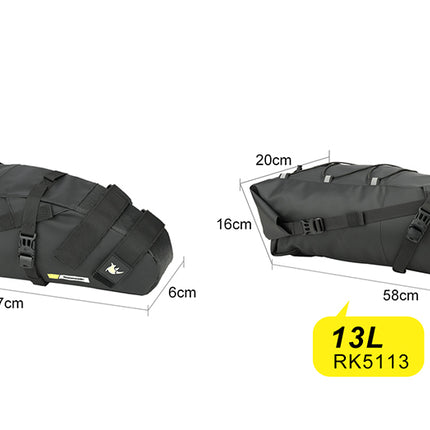 10L/13L Saddle Bag with Waterproof Lining -RK5110/RK5113