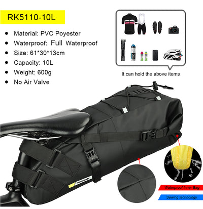 10L/13L Saddle Bag with Waterproof Lining -RK5110/RK5113