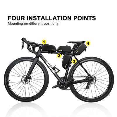 1.3 Liter Waterproof Bike Top Tube Bag - K32