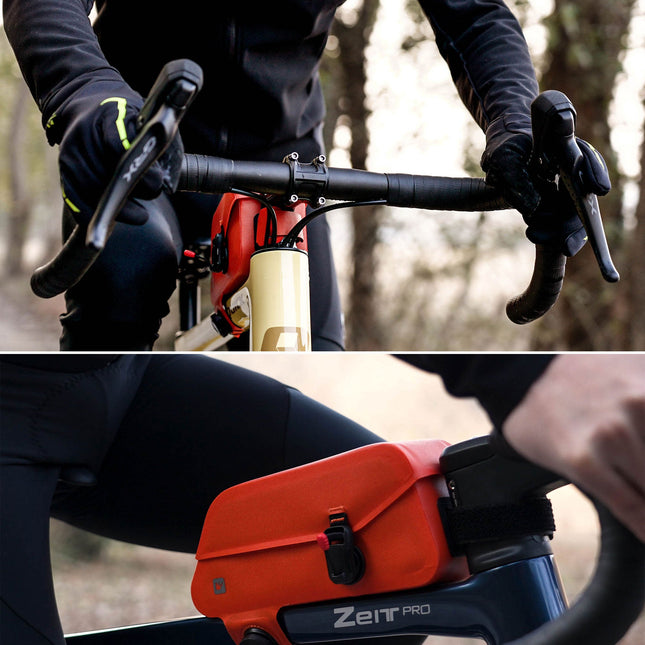 Waterproof Top Tube Bag with Magnetic Locking