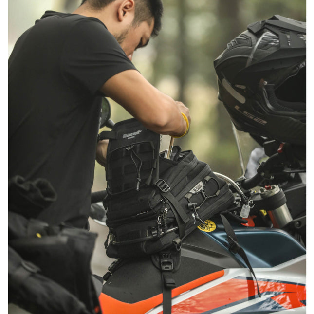 9L Motorcycle Tank Bag – Hydration Bladder, Waterproof Gear