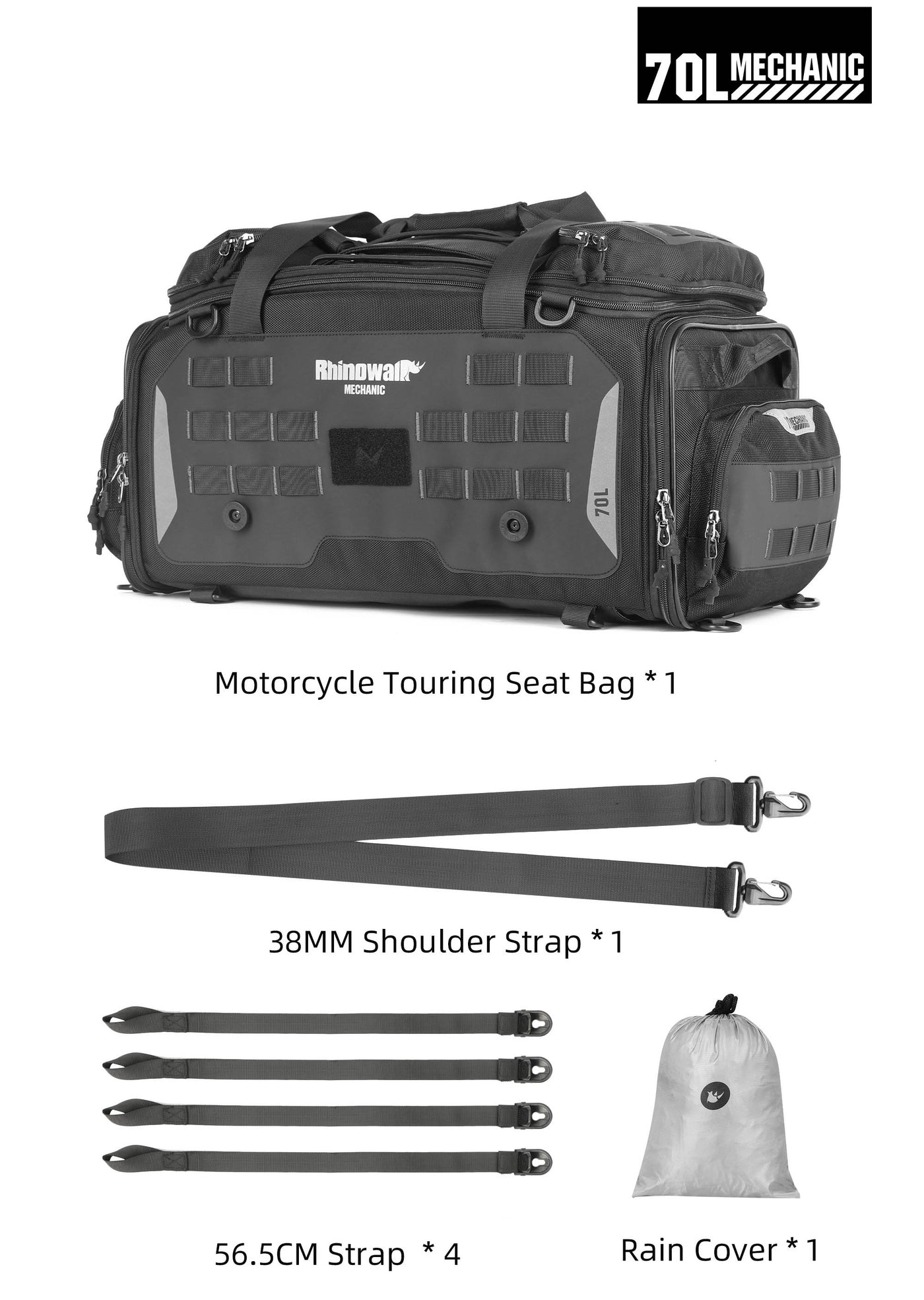 50-70l Tail Seat Bag