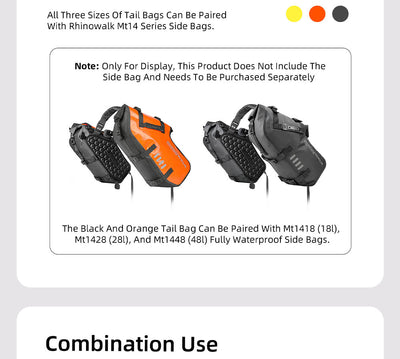 65L Waterproof Motorcycle Duffle Bag