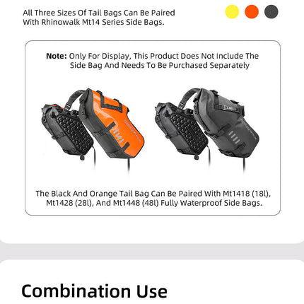 65L Waterproof Motorcycle Duffle Bag