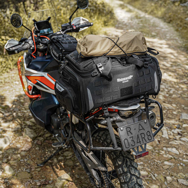 50–70L Motorcycle Tail Bag – Waterproof Touring Seat Bag