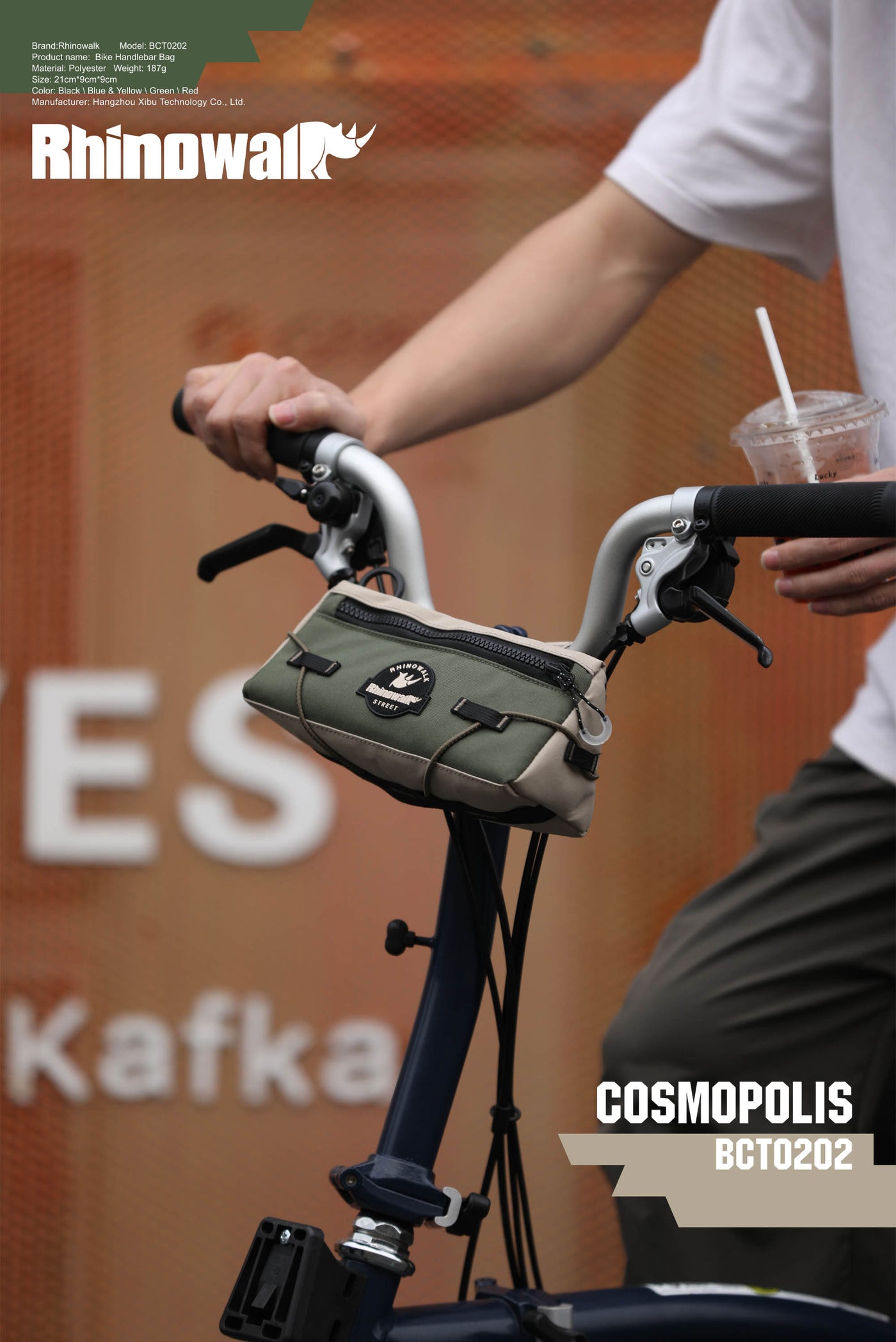 Cosmopolis X 0.9l Urban Handlebar Bag