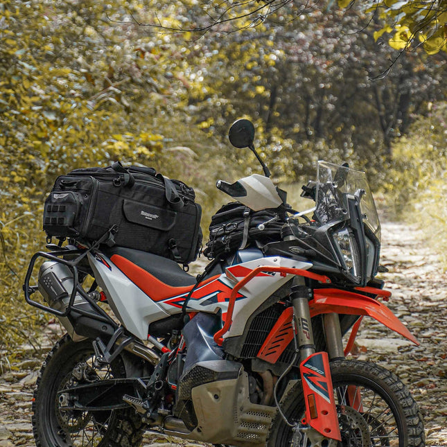 50–70L Motorcycle Tail Bag – Waterproof Touring Seat Bag