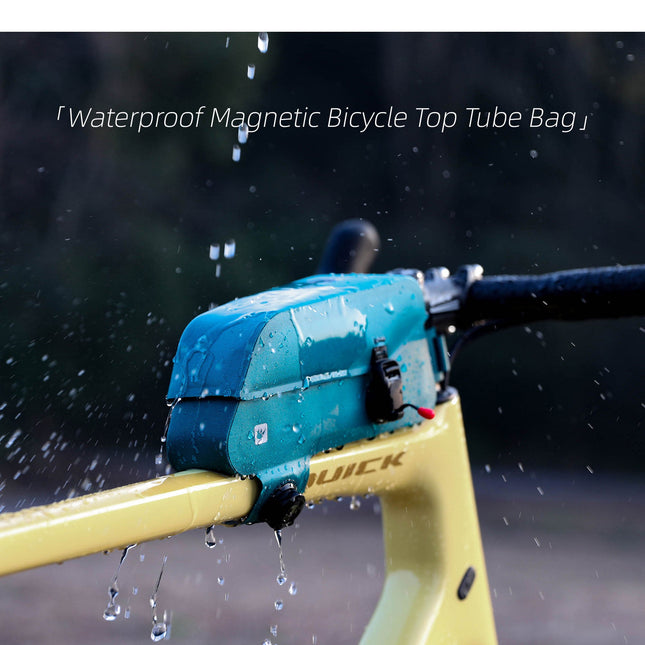 Waterproof Top Tube Bag with Magnetic Locking