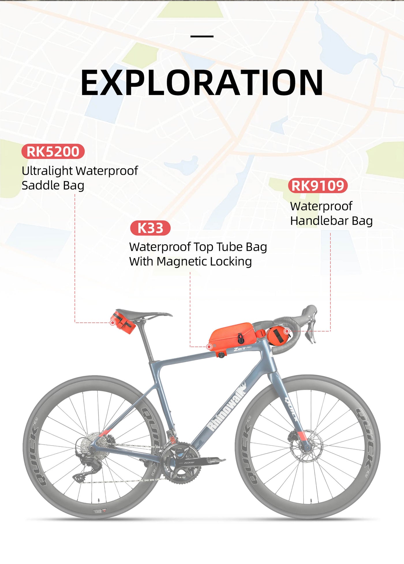 Explore Series X Waterproof Bikepakcing