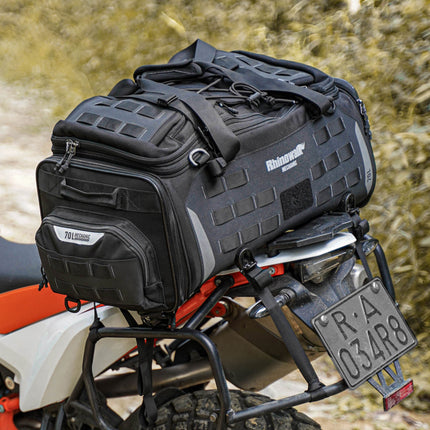 50–70L Motorcycle Tail Bag – Waterproof Touring Seat Bag