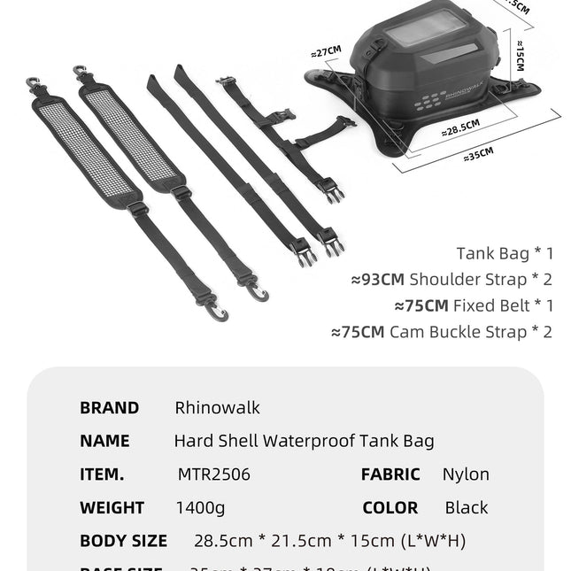 5.6l Waterproof Tank Bag