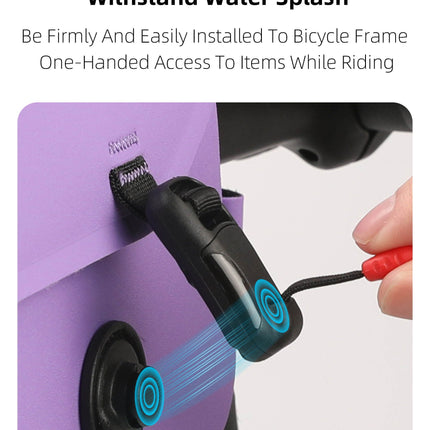 Waterproof Top Tube Bag with Magnetic Locking