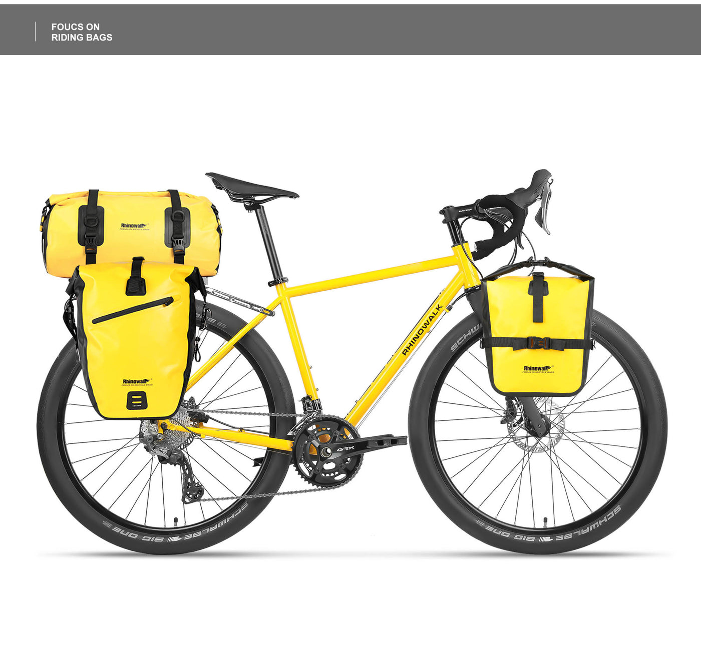 Bikepacking for Mountain Bikes - ALL YELLOW