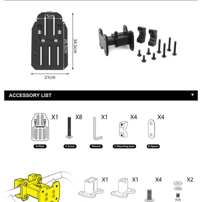 Mounting Accessory for MJX2004, MJX2009