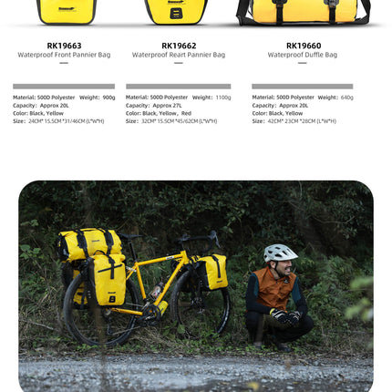 Bikepacking for Mountain Bikes - ALL YELLOW