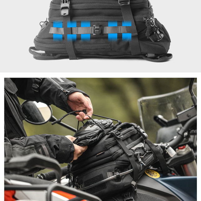 9L Motorcycle Tank Bag – Hydration Bladder, Waterproof Gear