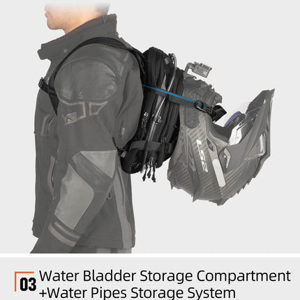 9L Motorcycle Tank Bag – Hydration Bladder, Waterproof Gear