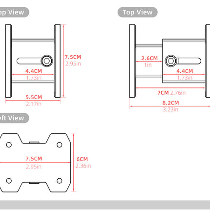 Mounting Accessory for MJX2004, MJX2009