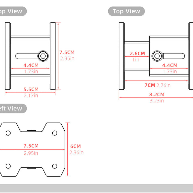 Mounting Accessory for MJX2004, MJX2009