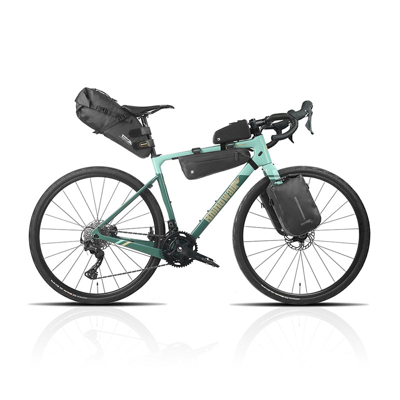 rhinowalk fahrradtasche 27l MTB Waterproof Bike Bag Set with 27L Pannier