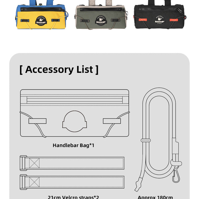Cosmopolis X 0.9l Urban Handlebar Bag