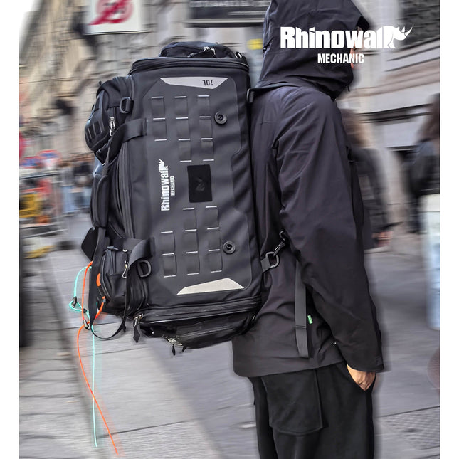 50–70L Motorcycle Tail Bag – Waterproof Touring Seat Bag