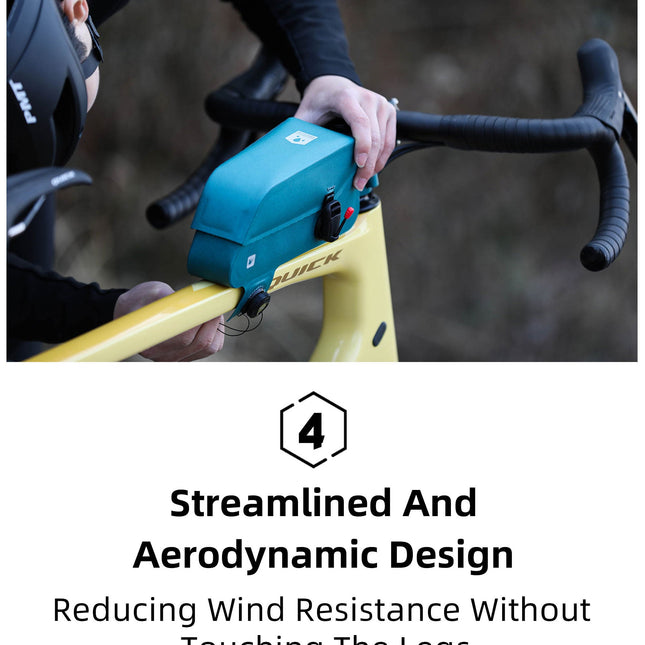 Waterproof Top Tube Bag with Magnetic Locking