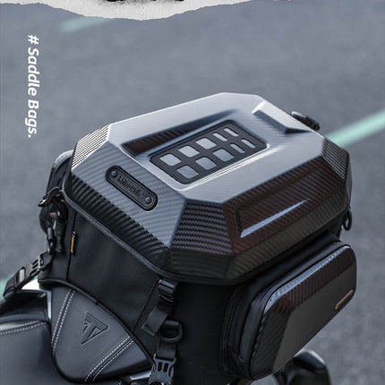 23L-35L ABS Hard Shell Tail  Bag with Expandable