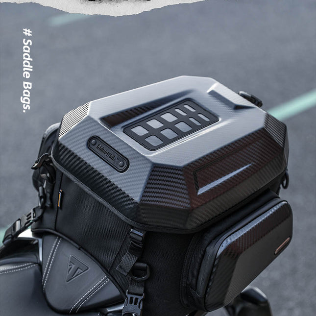 23L-35L ABS Hard Shell Tail  Bag with Expandable