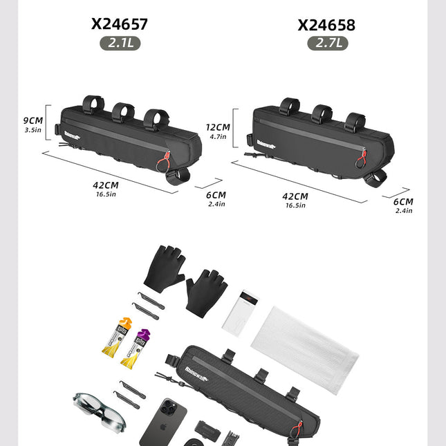 Bicycle Frame Bag - 2.1l, 2.7l