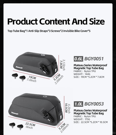 Plateau Series X Waterproof Magnetic Top Tube Bag