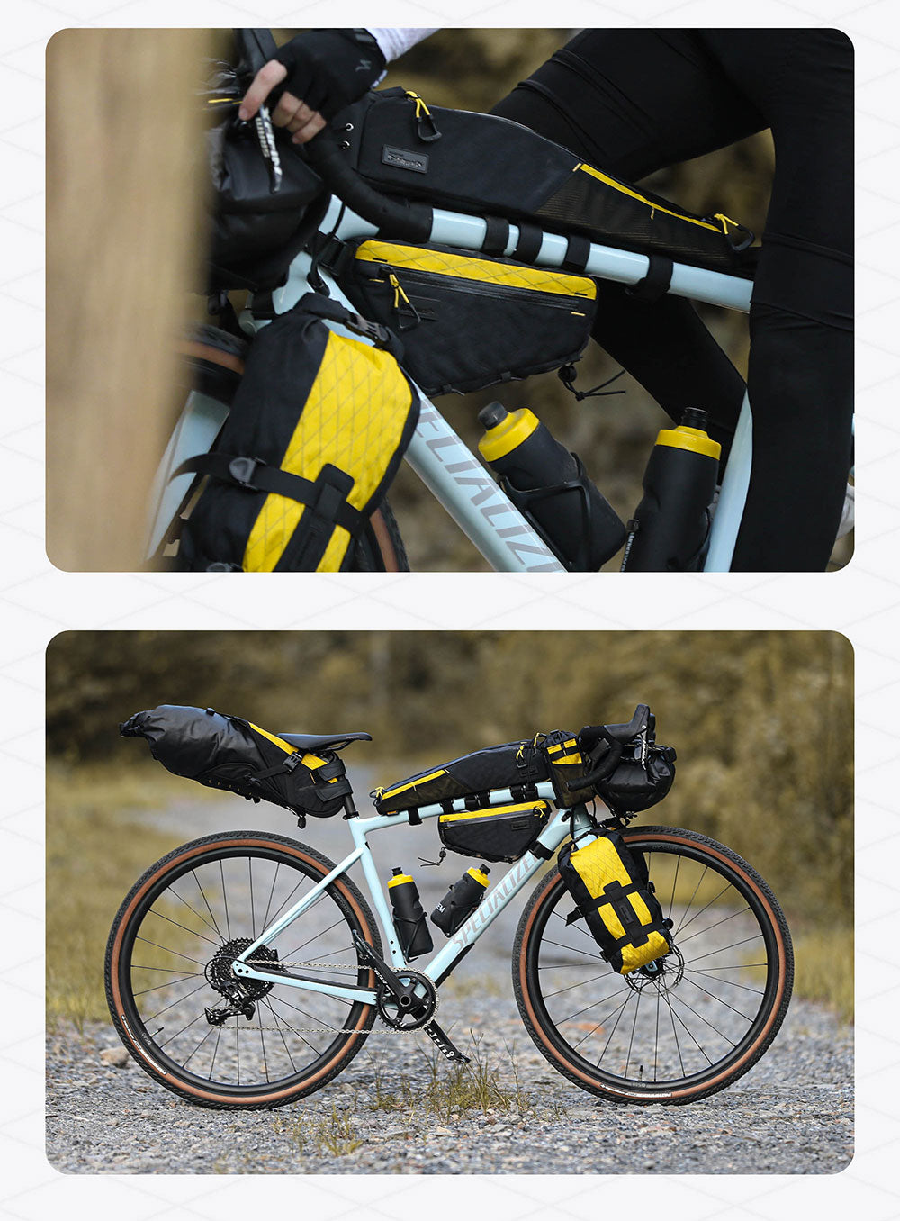 1.7l Triangle frame bag-Wilderness Series