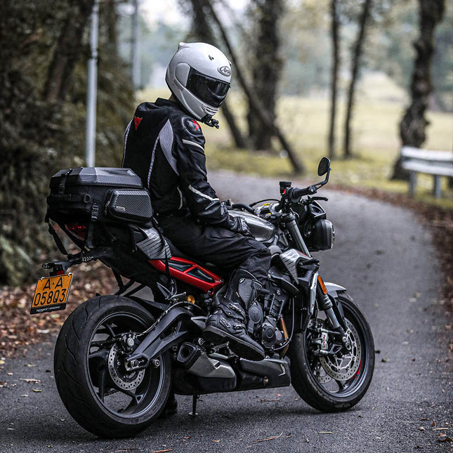 23L-35L ABS Hard Shell Tail  Bag with Expandable