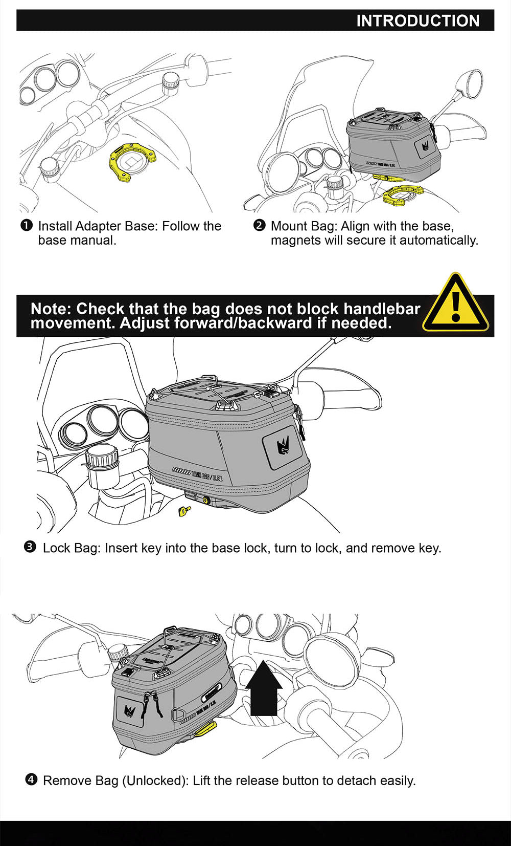 Mechanic Series x 5.6L Magnetic Tank Bag