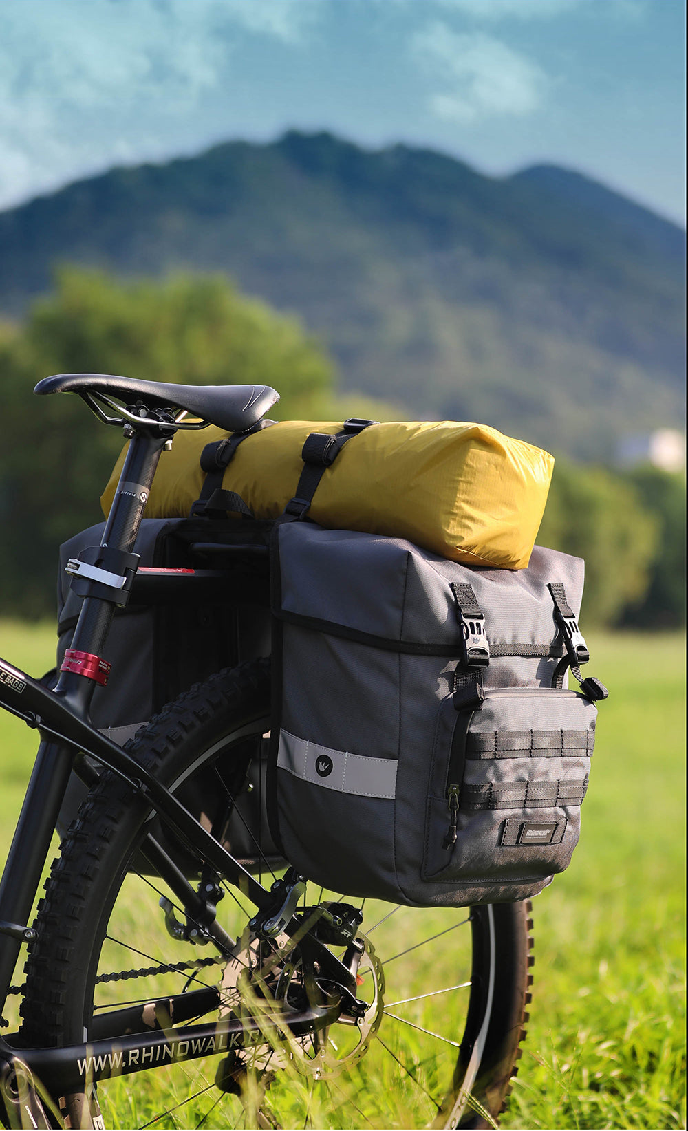 Bicycle double pannier bags sale