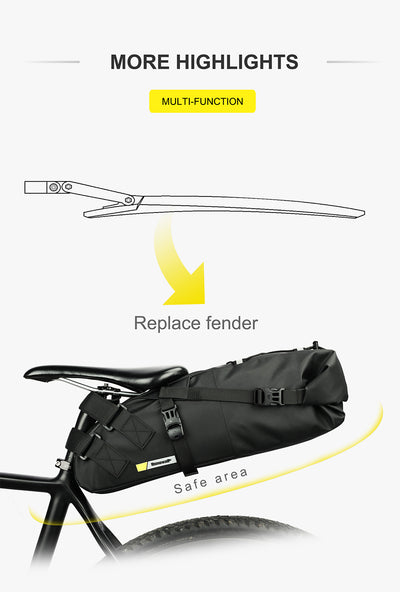10L/13L Saddle Bag with Waterproof Lining -RK5110/RK5113